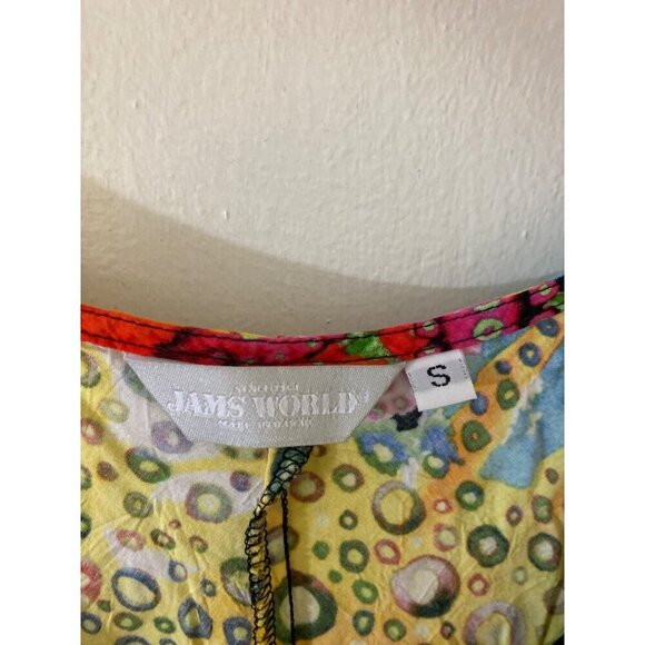 Jams World Women's Starfish Multi Color Sleeveless Sun Dress - Small - Picture 2 of 12
